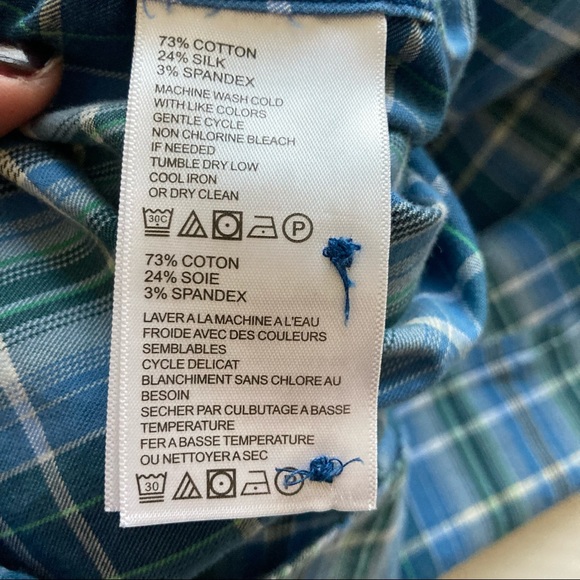 Tommy Bahama Big & Tall Men's Long Sleeve Button Down Shirt Size 1XLB - Picture 16 of 16